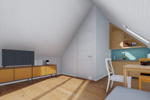 Parterowy domek letniskowy promet 20m2